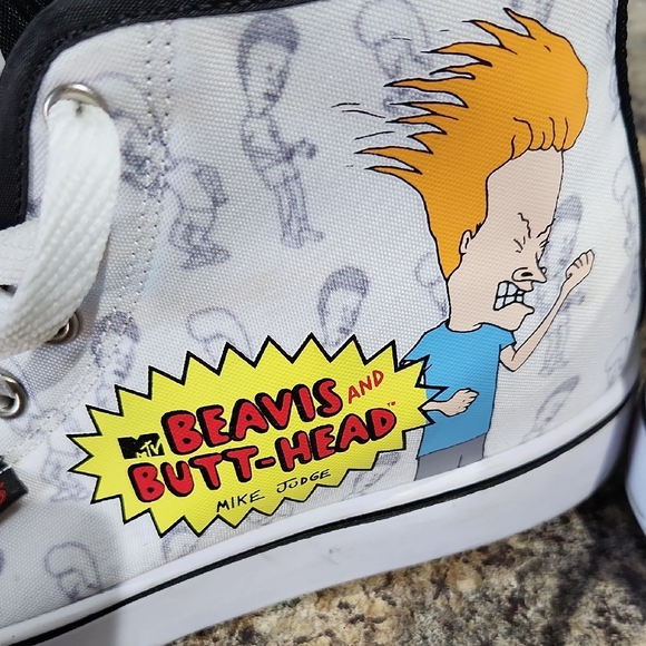 Mens 8 Vintage HEELYS BEAVIS AND BUTTHEAD  High-Top Sneakers - Picture 3 of 16